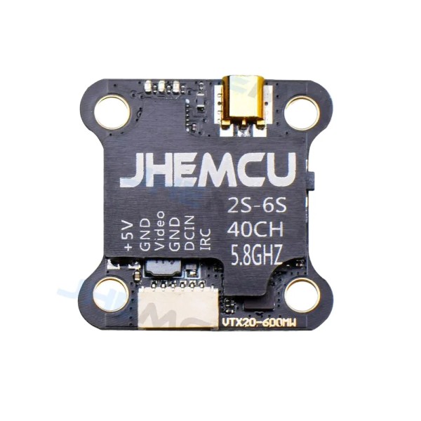 JHEMCU VTX20-600 5.8G 40CH PitMode 25mW-600mW Einstellbarer VTX für RC Racing Drone Kunststoff material